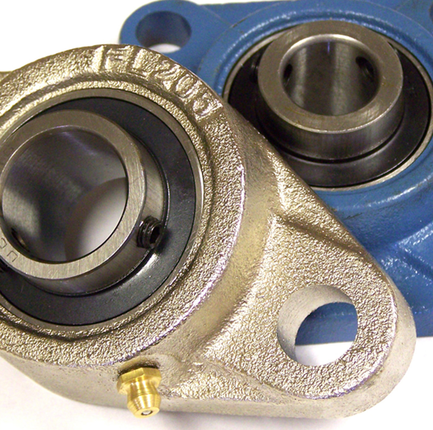 Two LMS Bearings 2-bolt flange mounted units