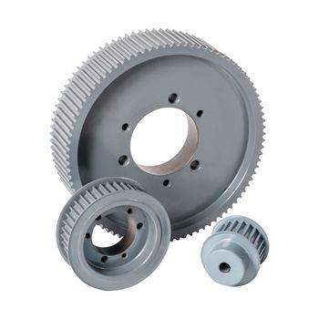HTD Timing Pulleys, For Use with 5M, 8M, and 14M Timing Belts