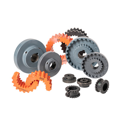 MD Flex Couplings, Available in sizes 3-14 in finished bores (both inch and metric)