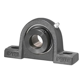 Pillow Block Ball Bearing Mounted Unit, .5 in Bore, Eccentric Collar Locking