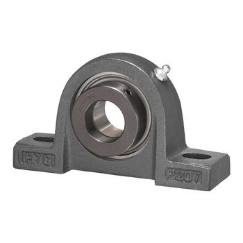 Pillow Block Ball Bearing Mounted Unit, .5 in Bore, Eccentric Collar Locking