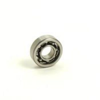 Miniature Radial Ball Bearing, 0.125 in Bore, 0.375 in OD, 0.1562 in Width, Open