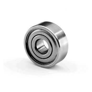 Miniature Radial Ball Bearing, 0.125 in Bore, 0.375 in OD, 0.15625 in Width, Double Shielded